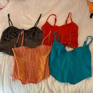 Bundle of Urban Outfitters Tops and Corsets size Small-Medium